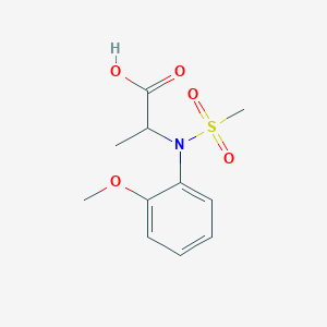 N-(2-methoxyphenyl)-N-(methylsulfonyl)alanine