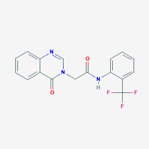2-(4-oxo-3(4H)-quinazolinyl)-N-[2-(trifluoromethyl)phenyl]acetamide