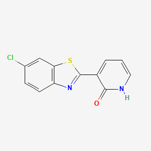 3-(6-chloro-1,3-benzothiazol-2-yl)-2(1H)-pyridinone