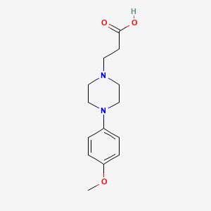 3-[4-(4-Methoxy-phenyl)-piperazin-1-yl]-propionic acid