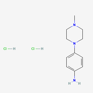 molecular formula C11H19Cl2N3 B2787581 4-(4-Methylpiperazin-1-yl)aniline dihydrochloride CAS No. 125819-00-3