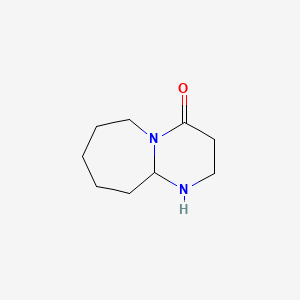 molecular formula C9H16N2O B2787652 Decahydropyrimido[1,2-a]azepin-4-one CAS No. 2173999-76-1