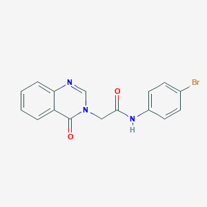 N-(4-bromophenyl)-2-(4-oxo-3(4H)-quinazolinyl)acetamide