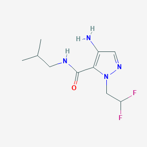 4-Amino-1-(2,2-difluoroethyl)-N-isobutyl-1H-pyrazole-5-carboxamide