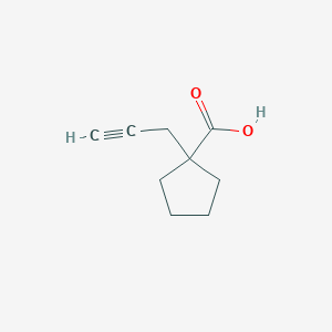 1-(Prop-2-yn-1-yl)cyclopentane-1-carboxylic acid