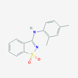 N-(2,4-dimethylphenyl)-N-(1,1-dioxido-1,2-benzisothiazol-3-yl)amine