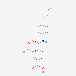 4-[(4-Butylanilino)carbonyl]isophthalic acid