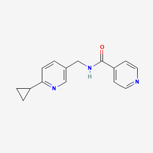 N-((6-cyclopropylpyridin-3-yl)methyl)isonicotinamide