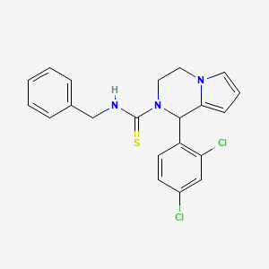 N-benzyl-1-(2,4-dichlorophenyl)-3,4-dihydropyrrolo[1,2-a]pyrazine-2(1H)-carbothioamide