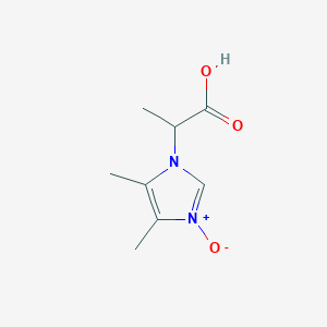 1-(1-carboxyethyl)-4,5-dimethyl-1H-imidazole 3-oxide