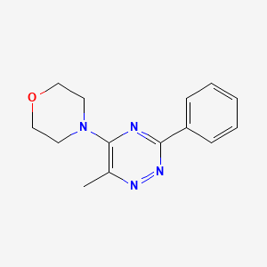 molecular formula C14H16N4O B2787817 6-Methyl-5-morpholino-3-phenyl-1,2,4-triazine CAS No. 339013-27-3