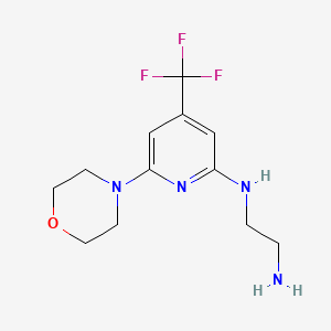 N*1*-(6-Morpholin-4'-yl-4-(trifluoromethyl)pyridin-2-yl)ethane-1,2-diamine