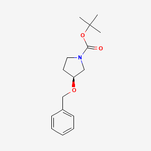 molecular formula C16H23NO3 B2787847 (S)-tert-Butyl 3-(benzyloxy)pyrrolidine-1-carboxylate CAS No. 847942-82-9