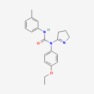 1-(3,4-dihydro-2H-pyrrol-5-yl)-1-(4-ethoxyphenyl)-3-(3-methylphenyl)urea