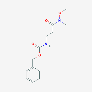 benzyl N-{2-[methoxy(methyl)carbamoyl]ethyl}carbamate