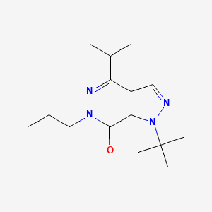 molecular formula C15H24N4O B2787898 1-(tert-butyl)-4-isopropyl-6-propyl-1H-pyrazolo[3,4-d]pyridazin-7(6H)-one CAS No. 1173084-76-8