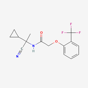 N-(1-cyano-1-cyclopropylethyl)-2-[2-(trifluoromethyl)phenoxy]acetamide