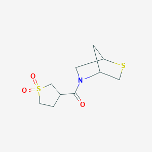 2-Thia-5-azabicyclo[2.2.1]heptan-5-yl(1,1-dioxidotetrahydrothiophen-3-yl)methanone