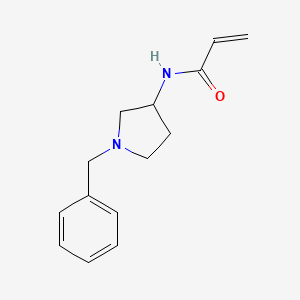 N-(1-benzylpyrrolidin-3-yl)prop-2-enamide
