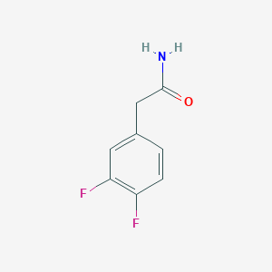 molecular formula C8H7F2NO B2787982 2-(3,4-Difluorophenyl)acetamide CAS No. 861393-53-5