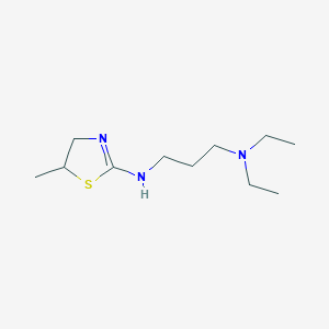 Diethyl({3-[(5-methyl-1,3-thiazolidin-2-ylidene)amino]propyl})amine