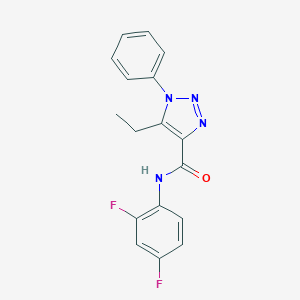 N-(2,4-difluorophenyl)-5-ethyl-1-phenyl-1H-1,2,3-triazole-4-carboxamide