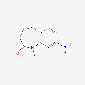 8-Amino-1-methyl-1,3,4,5-tetrahydro-benzo[B]azepin-2-one