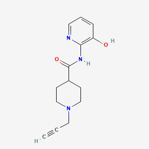 molecular formula C14H17N3O2 B2788025 N-(3-hydroxypyridin-2-yl)-1-(prop-2-yn-1-yl)piperidine-4-carboxamide CAS No. 1389201-78-8