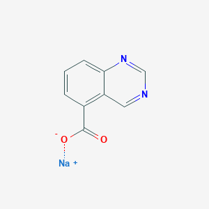 molecular formula C9H5N2NaO2 B2788027 Sodium quinazoline-5-carboxylate CAS No. 2173991-82-5