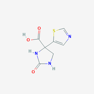 2-Oxo-4-(1,3-thiazol-5-yl)imidazolidine-4-carboxylic acid