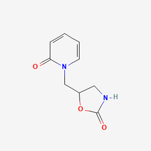 5-((2-oxopyridin-1(2H)-yl)methyl)oxazolidin-2-one