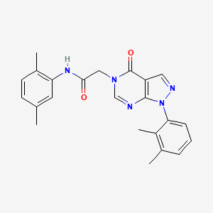 N-(2,5-dimethylphenyl)-2-[1-(2,3-dimethylphenyl)-4-oxopyrazolo[3,4-d]pyrimidin-5-yl]acetamide