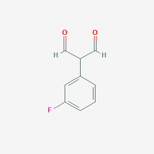 molecular formula C9H7FO2 B2788054 2-(3-Fluorophenyl)propanedial CAS No. 1057670-78-6