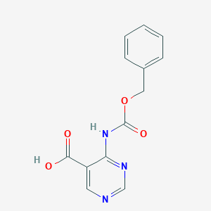 4-(Phenylmethoxycarbonylamino)pyrimidine-5-carboxylic acid