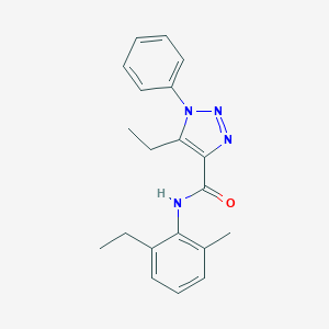 molecular formula C20H22N4O B278807 5-ethyl-N-(2-ethyl-6-methylphenyl)-1-phenyl-1H-1,2,3-triazole-4-carboxamide 