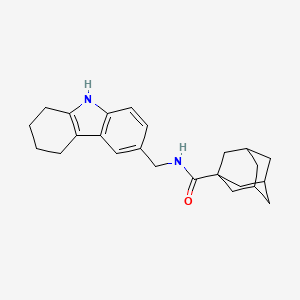 molecular formula C24H30N2O B2788101 N-(6,7,8,9-tetrahydro-5H-carbazol-3-ylmethyl)adamantane-1-carboxamide CAS No. 852138-07-9