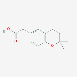 (2,2-dimethyl-3,4-dihydro-2H-chromen-6-yl)acetic acid