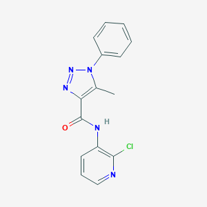 N-(2-chloro-3-pyridinyl)-5-methyl-1-phenyl-1H-1,2,3-triazole-4-carboxamide