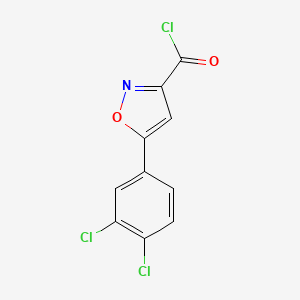 5-(3,4-Dichlorophenyl)isoxazole-3-carbonyl chloride