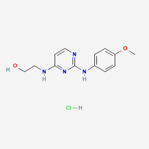 molecular formula C13H17ClN4O2 B2788175 Cardiogenol C hydrochloride CAS No. 1049741-55-0; 671225-39-1