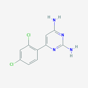 6-(2,4-Dichlorophenyl)pyrimidine-2,4-diamine
