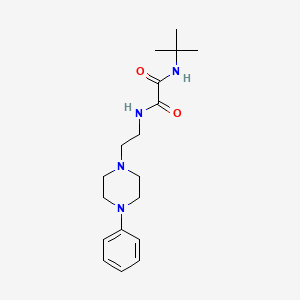 N1-(tert-butyl)-N2-(2-(4-phenylpiperazin-1-yl)ethyl)oxalamide