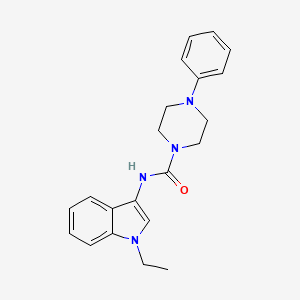 N-(1-ethyl-1H-indol-3-yl)-4-phenylpiperazine-1-carboxamide