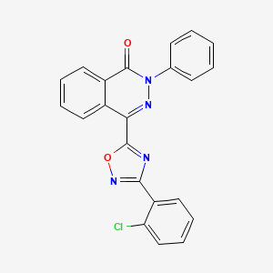 4-[3-(2-chlorophenyl)-1,2,4-oxadiazol-5-yl]-2-phenylphthalazin-1(2H)-one