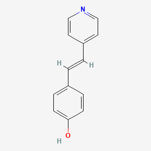 molecular formula C13H11NO B2788226 (E)-4-(4-Hydroxystyryl)pyridine CAS No. 31067-32-0; 67882-97-7
