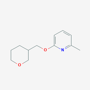 2-Methyl-6-[(oxan-3-yl)methoxy]pyridine