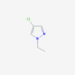 molecular formula C5H7ClN2 B2788256 4-chloro-1-ethyl-1H-pyrazole CAS No. 1171076-88-2