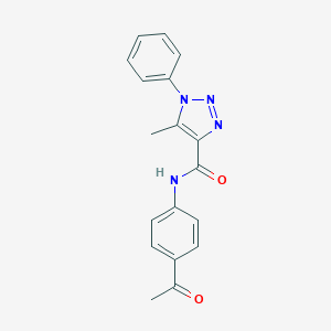 N-(4-acetylphenyl)-5-methyl-1-phenyl-1H-1,2,3-triazole-4-carboxamide