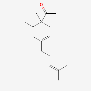 molecular formula C25H26N4O2 B2788329 乙酮, 1-(1,6-二甲基-4-(4-甲基-3-戊烯基)-3-环己烯-1-基)- CAS No. 57499-57-7