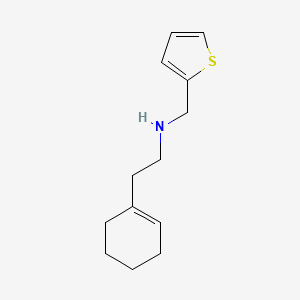 [2-(Cyclohex-1-en-1-yl)ethyl][(thiophen-2-yl)methyl]amine